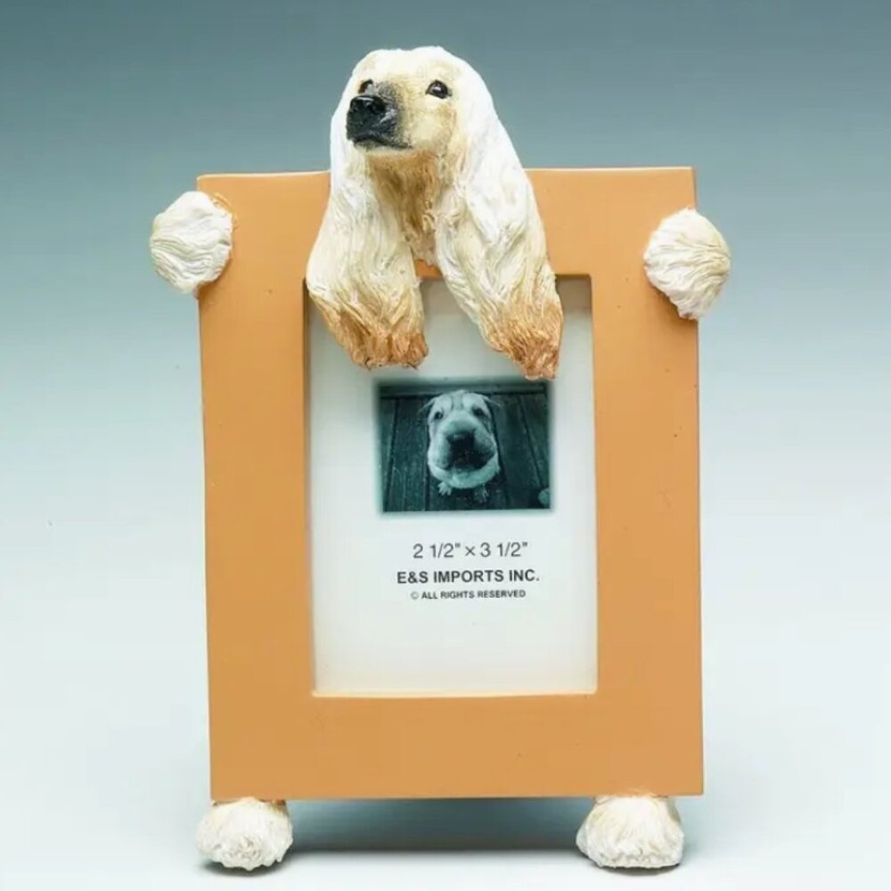 Afghan Dog Picture Frame